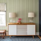 Heritage Stripe Peel &amp; Stick Wallpaper