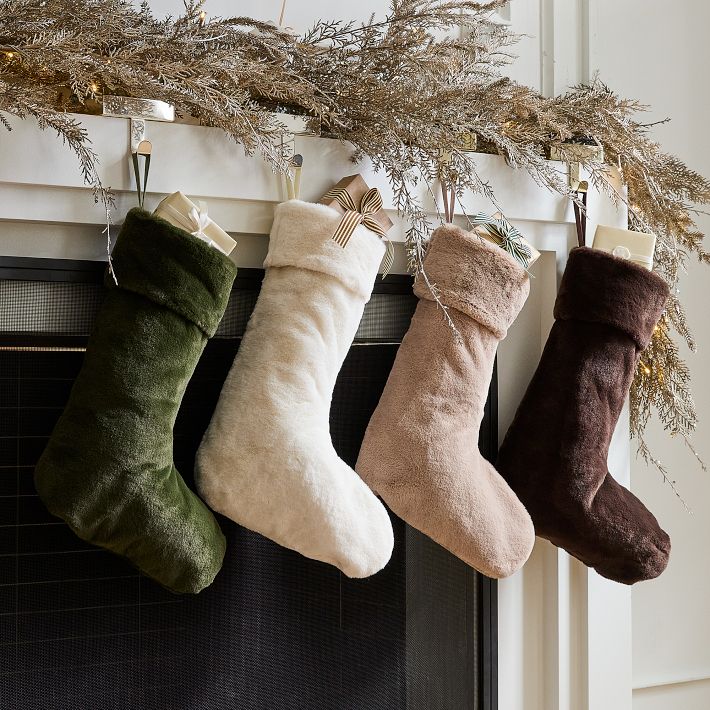 Plush Fur Stockings