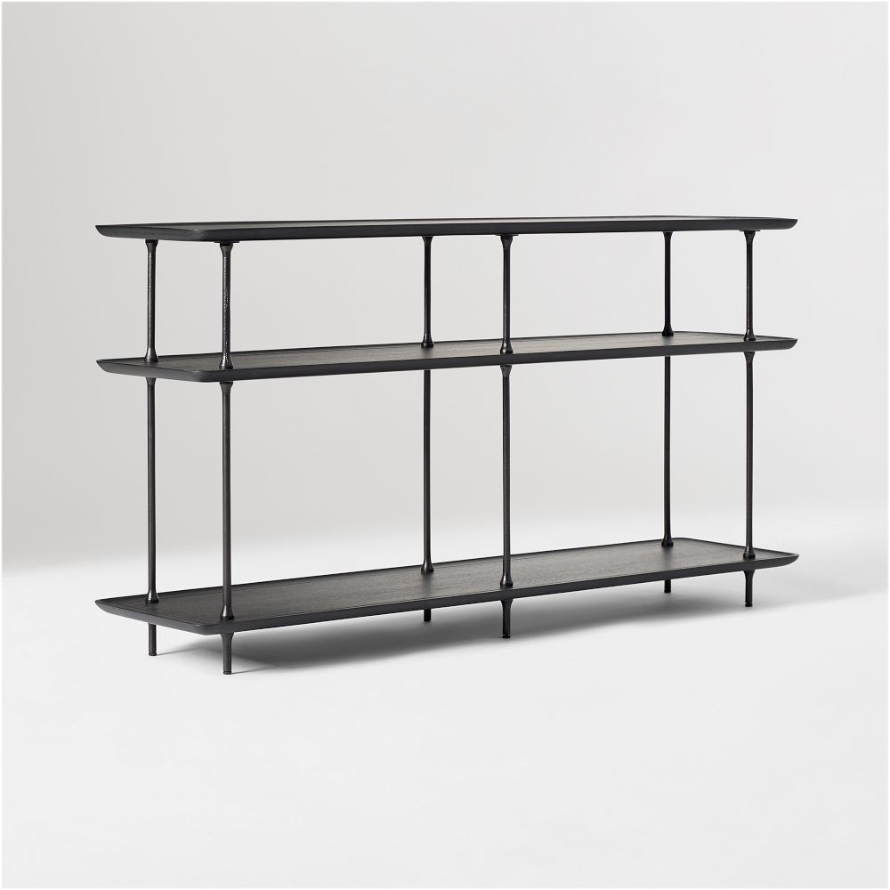 Sintra Wood & Metal Console (36"–60") - Dark Bronze