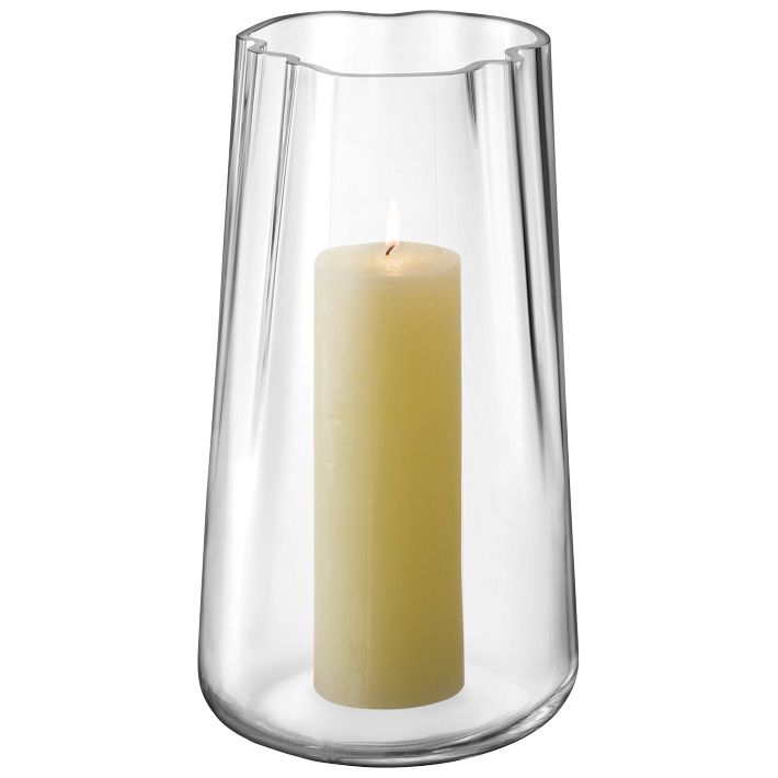 Lagoon Glass Vase - Clear, 13.75in