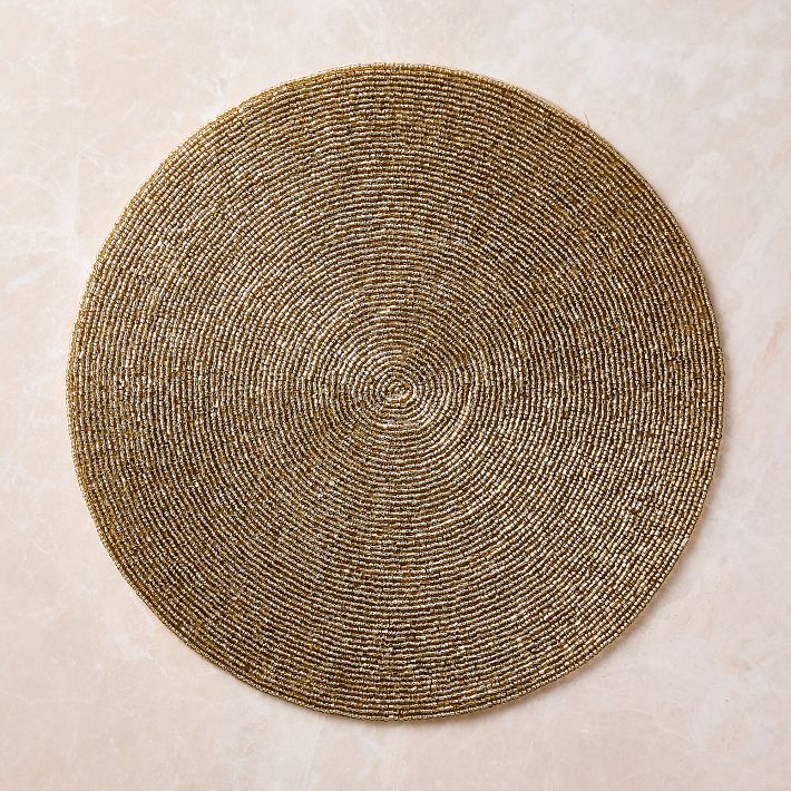 Glass Beaded Linens Placemats