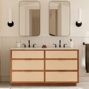 Douglas Double Bathroom Vanity (60") | West Elm