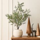 Pre-Lit Faux Potted Juniper Tabletop Tree