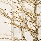 Pre-Lit Faux Potted Glitter Branch Tabletop Tree