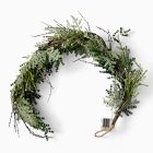 Pre-Lit Faux Mixed Pine Garland