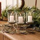 Metal Botanical Votive Centerpiece