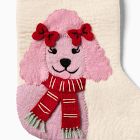 Poodle Felt Stocking