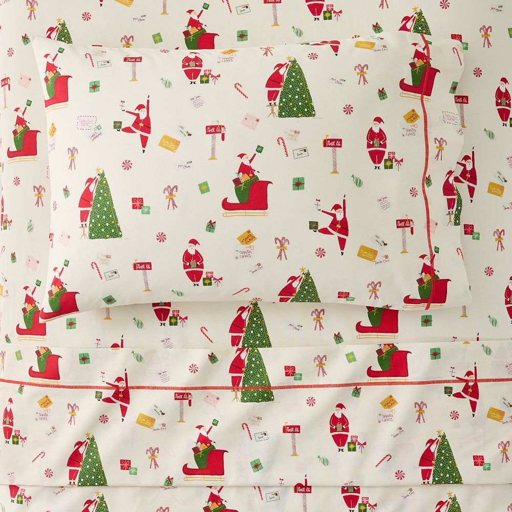 Santa's Sweet Treats Sheet Set - Cotton/Queen