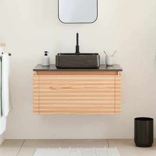 Makoto Floating Single Bathroom Vanity (36")