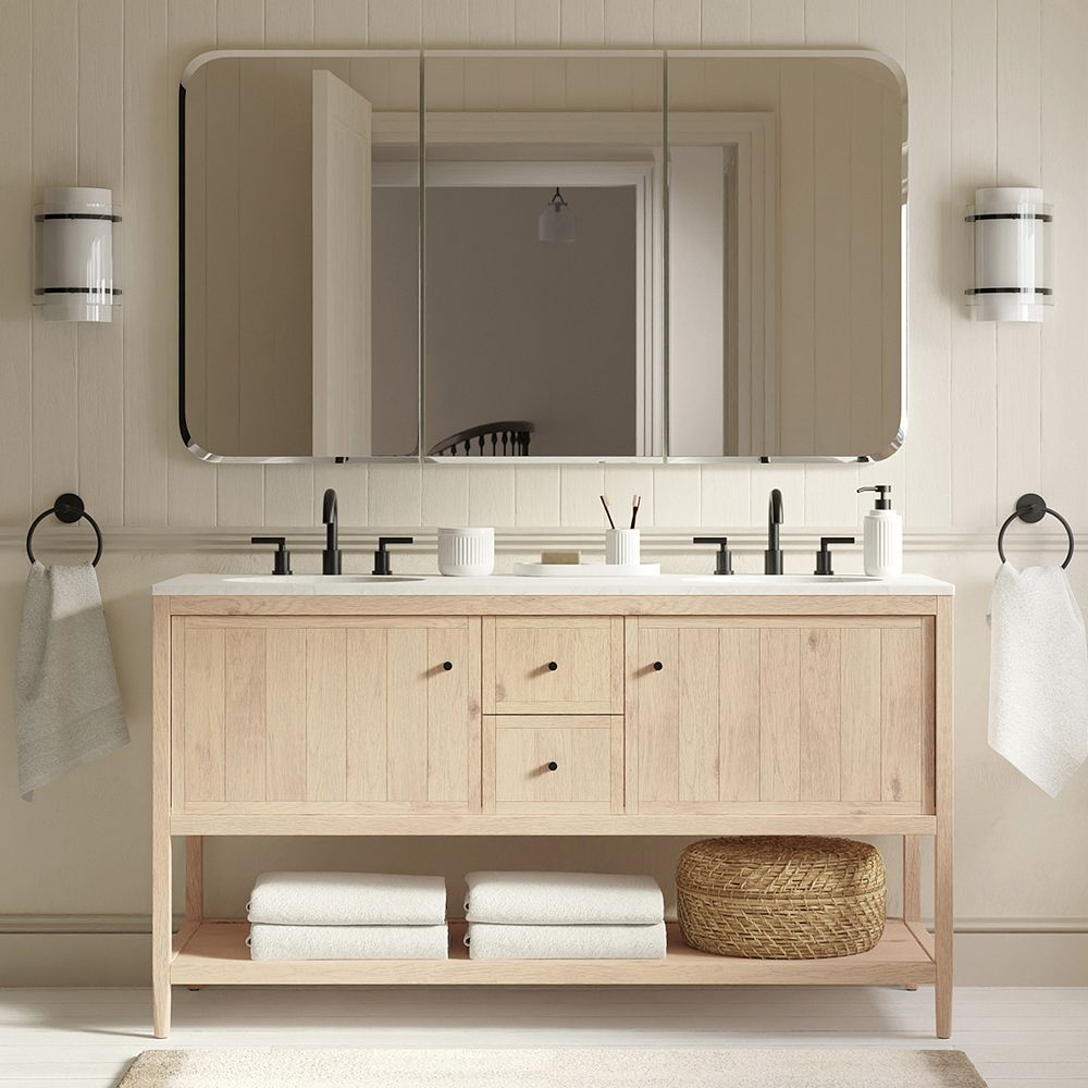 Roland Double Bathroom Vanity (60") | West Elm