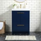 Donovan Single Bathroom Vanity (24&quot;&ndash;48&quot;) - Blue/Green