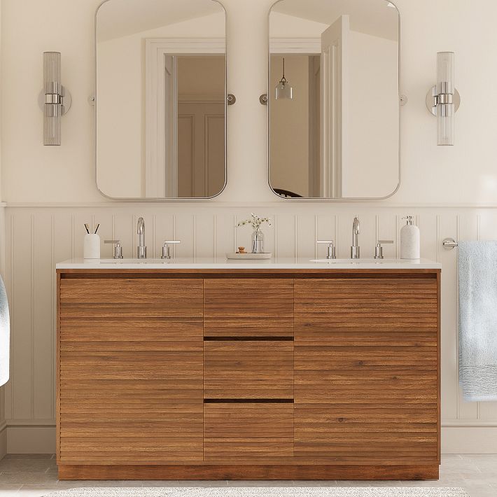 Trent Double Bathroom Vanity (60") | West Elm