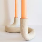 Janelle Gramling Noodle Double Candleholder