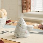 Skier Mountain Ceramic Centrepiece