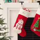 Snowgirl Felt Stocking