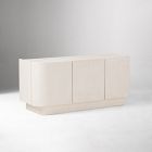 Open Box: Solstice Painted Raffia Media Console (48") - Whitewash