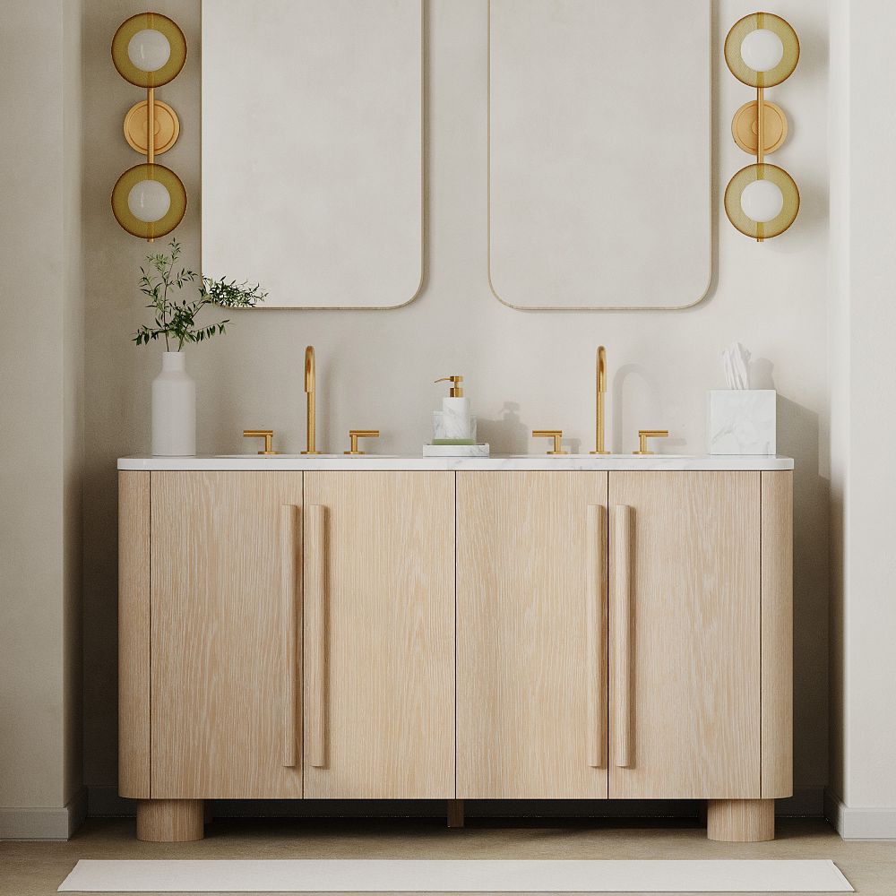 Isley Double Bathroom Vanity (60"–72") | West Elm