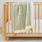 Cozy Cable Knit Baby Blanket