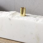 Marble &amp; Brass Menorah