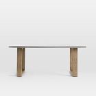 Portside Outdoor Concrete Dining Table (72&quot;) - ADA