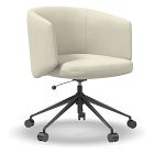 Crescent Leather Swivel Office Chair