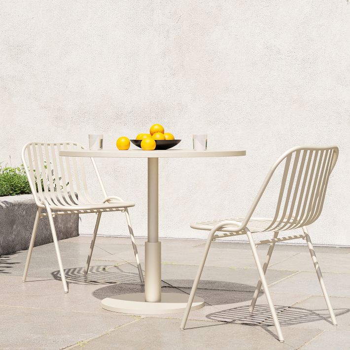 Santa Cruz Outdoor Stacking Dining Chair (Set of 2) West Elm
