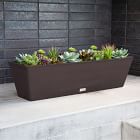 Veradek Plastic Window Box Indoor/Outdoor Planters
