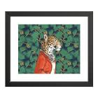 Dapper Jaguar Framed Wall Art