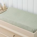 Organic Cotton Matelasse Changing Pad Cover