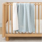Cozy Jersey Linear Cloud Baby Blanket