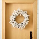 Faux White Berry Wreath &amp; Garland