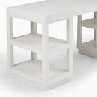 Parsons Open Storage Shelves &amp; Desk Set (62&quot;)