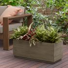 Portside Wood Indoor/Outdoor Trough Planter