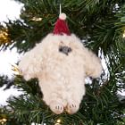 Felt Yeti Ornament
