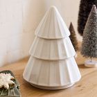 Textured Stoneware Tree Cookie Jar