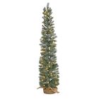 Pre-Lit Faux Pine Potted Tree