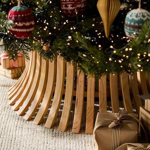 Slated Wood Tree Collar