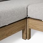 Santa Fe Slatted Outdoor 3-Piece L-Shaped Sectional (93")