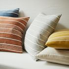 Silk Stripe Pillow Cover