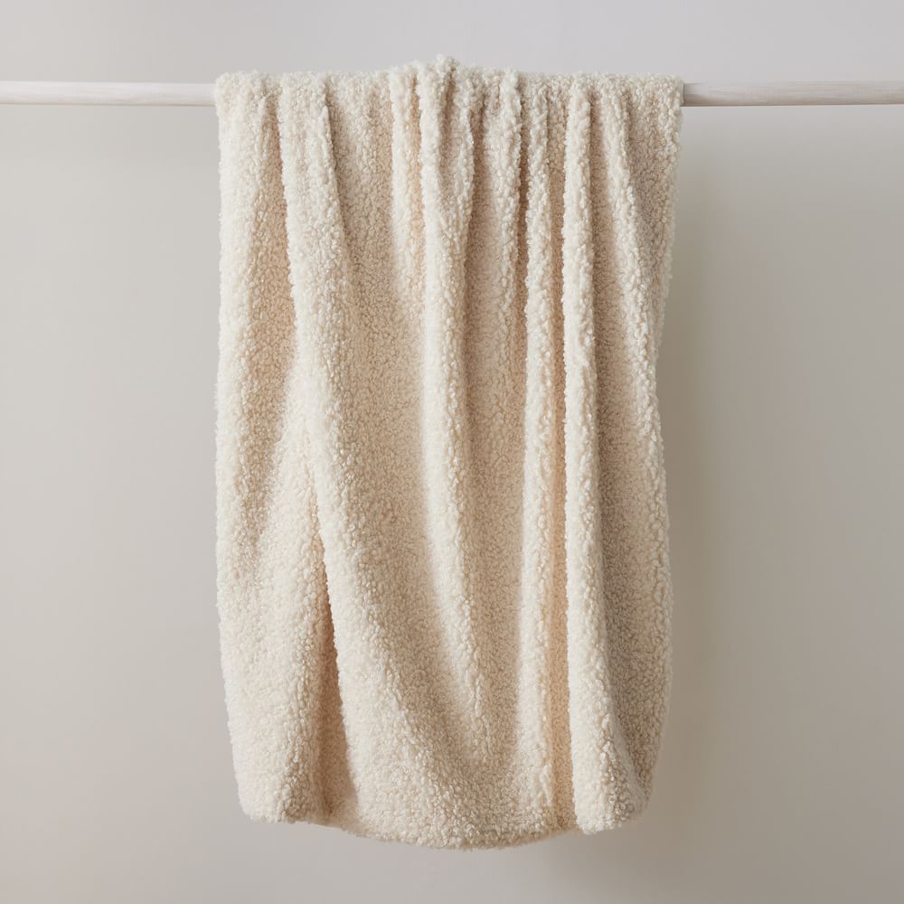 Open Box: Cozy Faux Shearling Throw, 47