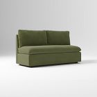Open Box: Shelter Banquette Armless Bench, Performance Velvet, Tarragon Fully Uph Poly