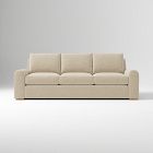 Open Box: Hadley Sofa (86"), 3x3 - Performance Yarn Dyed Linen Weave Sand, Blonde