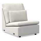 Chip & Dent: Chip & Dent: Harmony Mod NonMotion Armless Sngle Down Prfmnc Linen Weave Alabaster