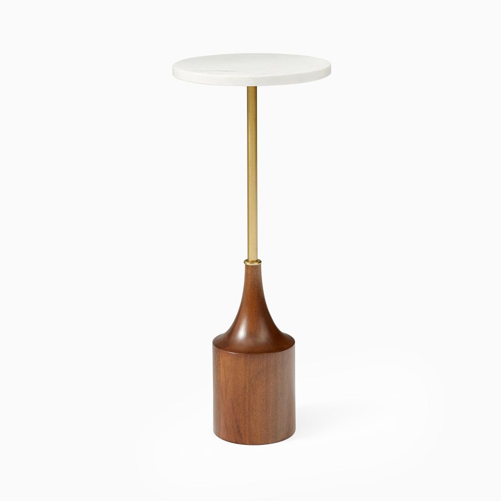 West Elm Hudson Marble Drink Table (9.5")
