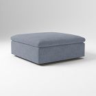 Open Box: Harmony Modular Ottoman (44") - Performance Coastal Linen Graphite