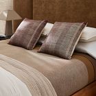 Colorblock Wool Bed Blanket