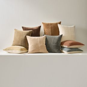 Patchwork Chenille Pillow Cover | West Elm
