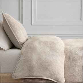 Chenille Duvet Cover & Shams West Elm