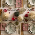 Tannenbaum Holly Stoneware Plate Sets
