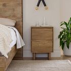Anton Solid Wood Mini Nightstand (16")